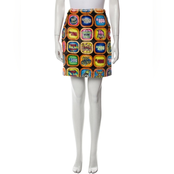 Moschino x Good Luck Trolls Mini Skirt – Size 6 (IT 40) NWT - Picture 5 of 8